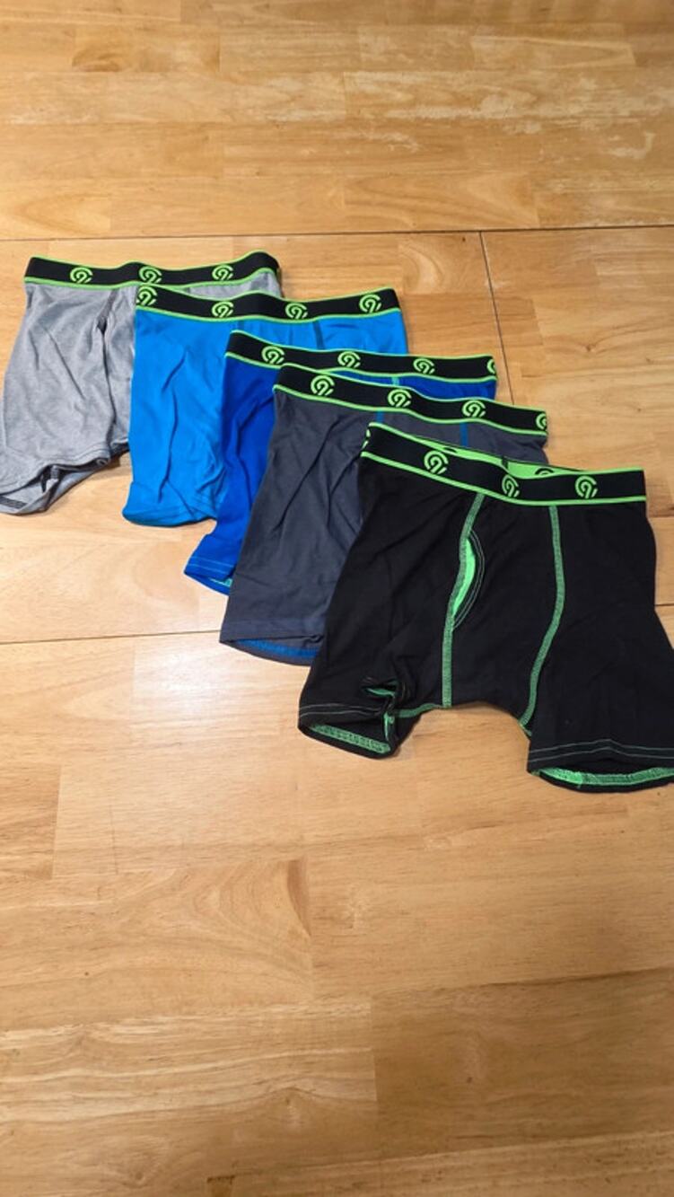 C9 Champion Boys/Youth Boxer Briefs 5 Pack Size L 10-12 Cotton Blend NWOT